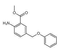 methyl 2-amino-5-(phenoxymethyl)benzoate结构式