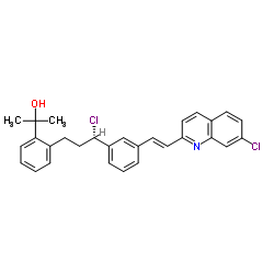 2-[2-[(3S)-3-[3-[(1E)-2-(7-Chloroquinolin-2-yl)ethenyl]phenyl]-3-chloropropyl]phenyl]-2-propanol结构式