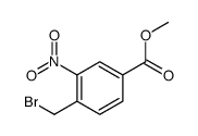 methyl 3-nitro-4-bromomethylbenzoate结构式