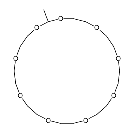 2-methyl-1,3,6,9,12,15,18,21,24-nonaoxacyclohexacosane结构式