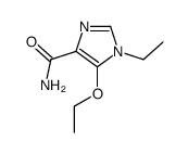 5-ethoxy-1-ethylimidazole-4-carboxamide结构式