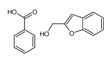 1-benzofuran-2-ylmethanol,benzoic acid结构式