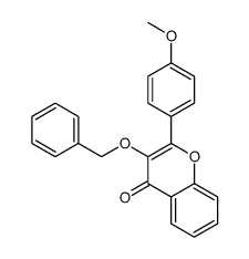 2-(4-methoxyphenyl)-3-phenylmethoxychromen-4-one结构式