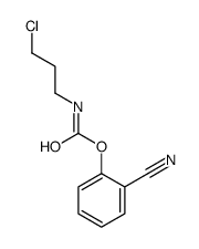 (2-cyanophenyl) N-(3-chloropropyl)carbamate结构式