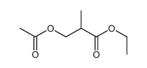 ethyl 3-acetyloxy-2-methylpropanoate结构式