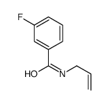 3-fluoro-N-prop-2-enylbenzamide结构式