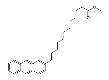 methyl 12-anthracen-2-yldodecanoate结构式