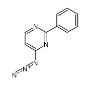 4-azido-2-phenylpyrimidine结构式