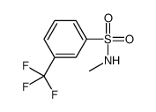N-甲基-3-(三氟甲基)苯磺酰胺结构式