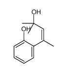 2-(4-hydroxy-4-methylpent-2-en-2-yl)phenol结构式