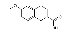 6-methoxy-1,2,3,4-tetrahydro-[2]naphthoic acid amide结构式