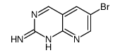 6-溴-吡啶并[2,3-d]嘧啶-2-胺结构式