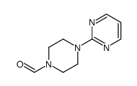 4-pyrimidin-2-ylpiperazine-1-carbaldehyde结构式