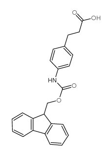 3-(Fmoc-4-氨基苯基)-丙酸结构式