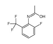 N-[2-fluoro-6-(trifluoromethyl)phenyl]acetamide结构式