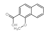 1-甲氧基-2-萘甲酸结构式