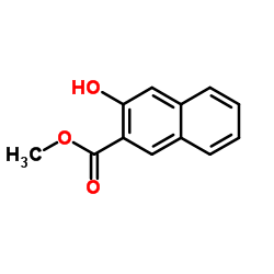 3-羟基-2-萘甲酸甲酯结构式