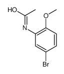 2-乙酰氨基-4-溴苯甲醚结构式