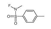 4-甲苯基-N-氟-N-甲基磺胺结构式