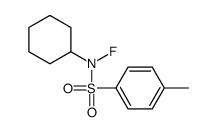 N-cyclohexyl-N-fluoro-4-methylbenzenesulfonamide结构式