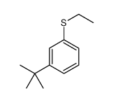 1-tert-butyl-3-ethylsulfanylbenzene结构式