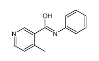 4-methyl-N-phenylpyridine-3-carboxamide结构式
