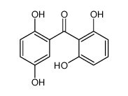 (2,5-dihydroxyphenyl)-(2,6-dihydroxyphenyl)methanone结构式