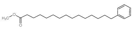 methyl 15-phenylpentadecanoate结构式