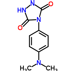 4-[4-(Dimethylamino)phenyl]-1,2,4-triazolidine-3,5-dione结构式