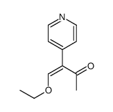 4-ethoxy-3-pyridin-4-ylbut-3-en-2-one结构式