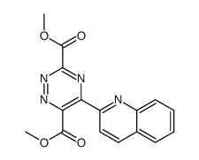 dimethyl 5-quinolin-2-yl-1,2,4-triazine-3,6-dicarboxylate结构式