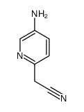 2-(5-aminopyridin-2-yl)acetonitrile结构式