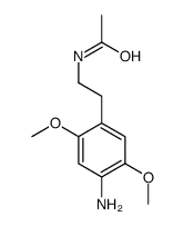 N-[2-(4-amino-2,5-dimethoxyphenyl)ethyl]acetamide结构式