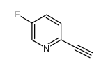 2-乙炔基-5-氟吡啶结构式
