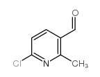 2-甲基-6-氯吡啶-3-甲醛结构式