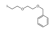 2-(2-iodoethoxy)ethoxymethylbenzene结构式