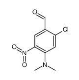 2-chloro-4-(dimethylamino)-5-nitrobenzaldehyde结构式