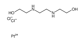 2-[2-(2-hydroxyethylamino)ethylamino]ethanol,platinum(2+),dichloride结构式