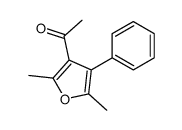 1-(2,5-dimethyl-4-phenylfuran-3-yl)ethanone结构式