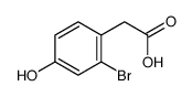 2-溴-4-羟基苯乙酸结构式