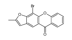 11-bromo-2-methylfuro[3,2-b]xanthen-5-one结构式