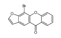 11-bromofuro[3,2-b]xanthen-5-one结构式