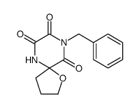 7-benzyl-1-oxa-7,10-diazaspiro[4.5]decane-6,8,9-trione结构式
