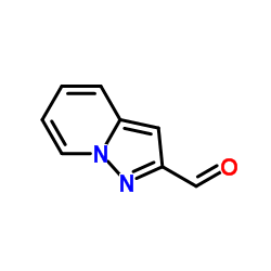 吡唑并[1,5-a]吡啶-2-羧醛结构式