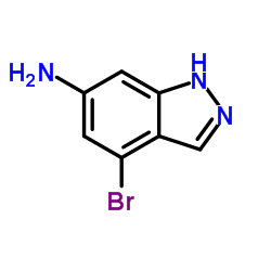 4-Bromo-1H-indazol-6-amine结构式