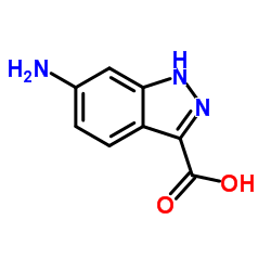 6-Amino-1H-indazole-3-carboxylic acid结构式