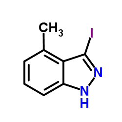3-碘-4-甲基-1H-吲唑结构式