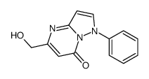 5-(hydroxymethyl)-1-phenylpyrazolo[1,5-a]pyrimidin-7-one结构式