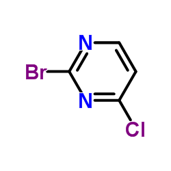 2-溴-4-氯-嘧啶结构式