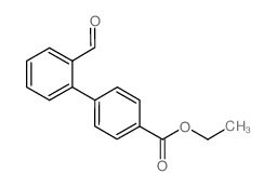 ETHYL 2'-FORMYL[1,1'-BIPHENYL]-4-CARBOXYLATE结构式